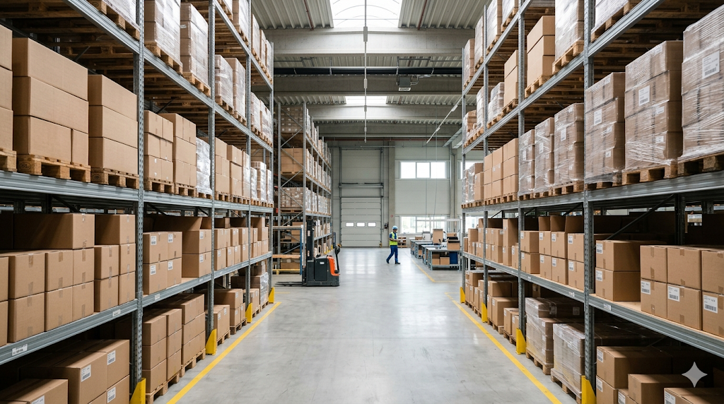 Sklad a připravené zásilky